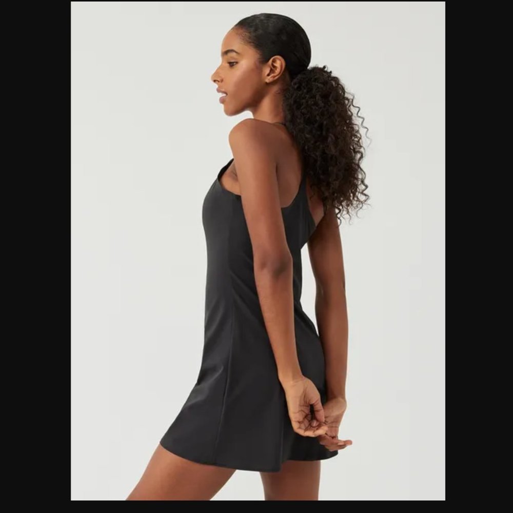 Outdoor Voices The Exercise Dress Black Size Medium - Picture 2 of 11